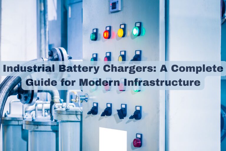 Industrial Battery Chargers: A Complete Guide for Modern Infrastructure